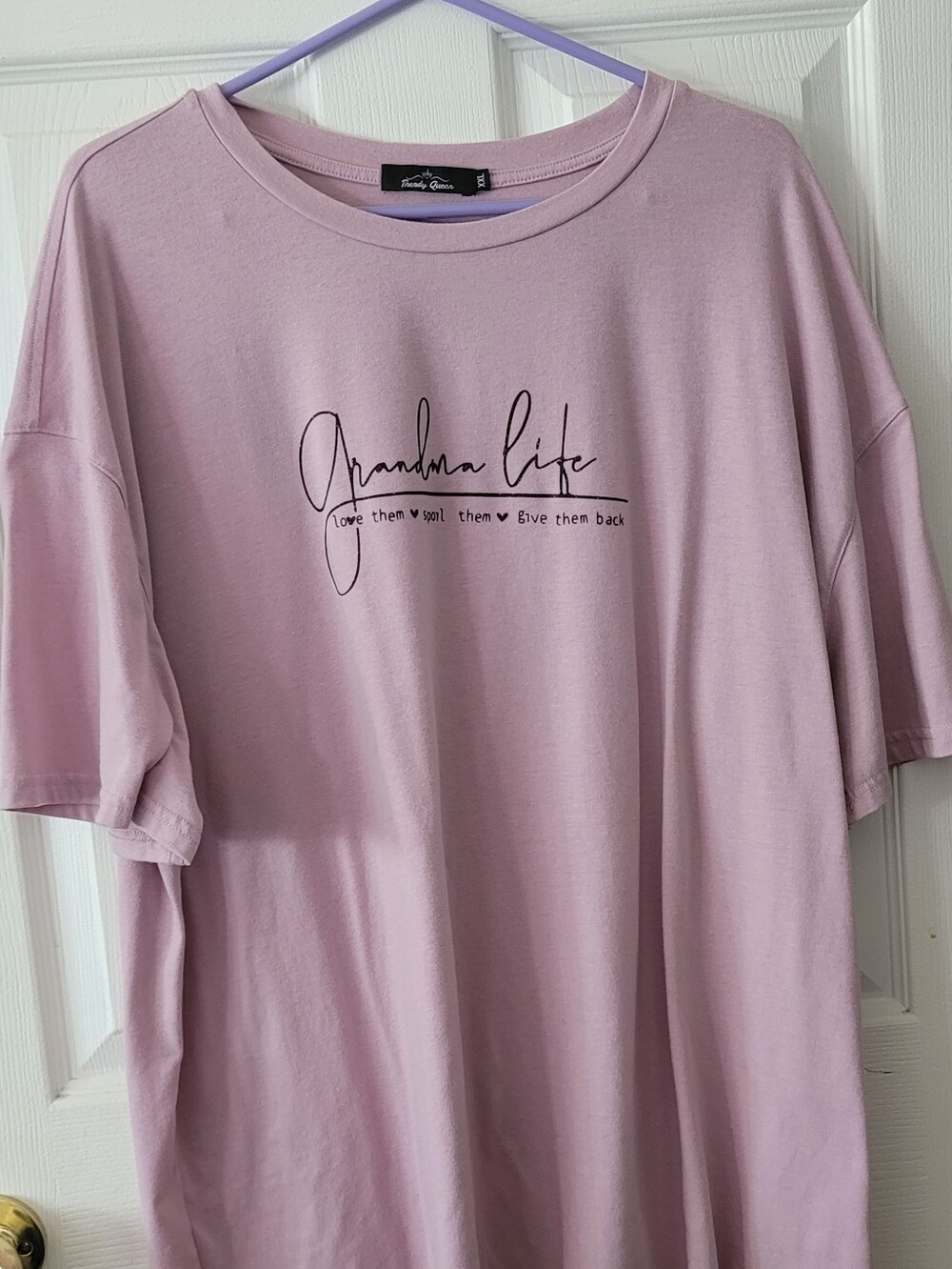 Grandma's Pink Oversized Tee